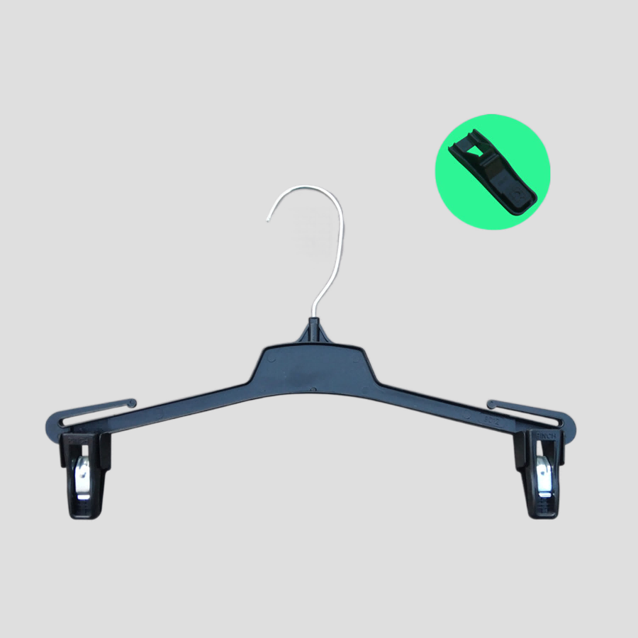 80 Series Plastic swimwear set hanger with soft pad clips