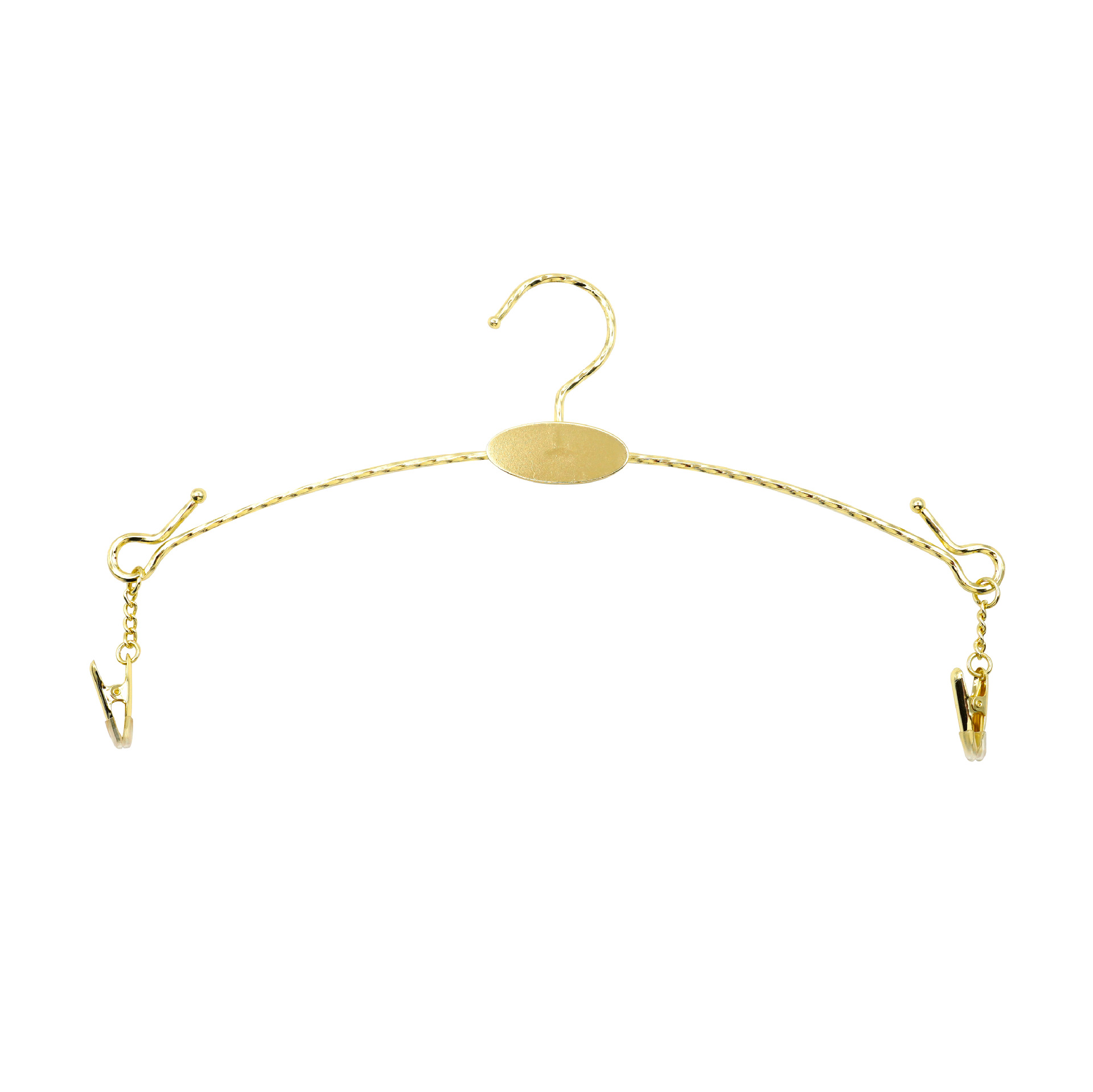 LH006 Metal lingerie hanger with clips