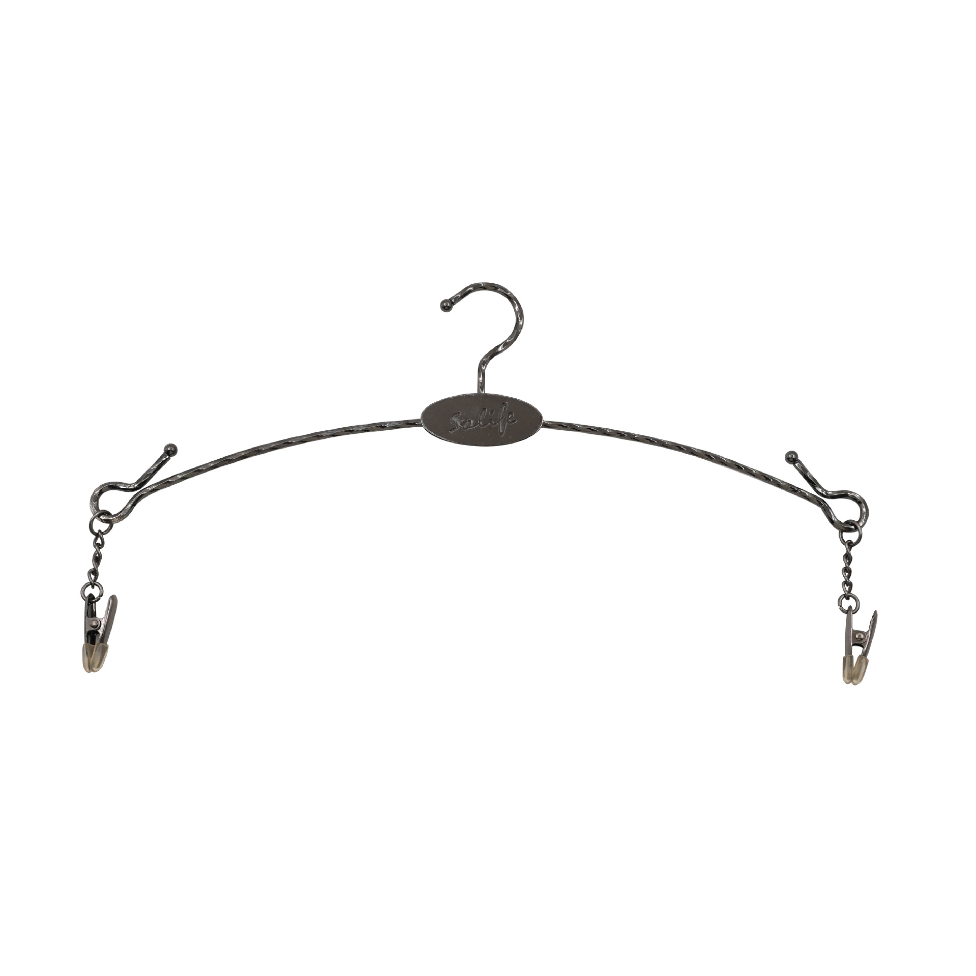 LH006 Metal lingerie hanger with clips